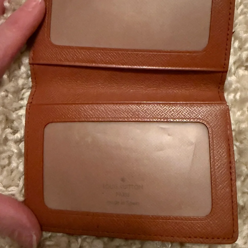 LV Louis Vuitton Monogram Card Case